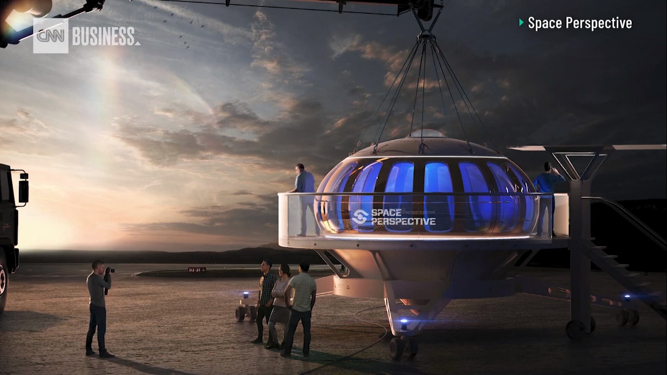Space Perspective là một công ty hàng không không gian người lái với tham vọng táo bạo mang hành khách đến rìa không gian, với mức giá đắt đỏ. Vé hiện đang bán cho những chuyến bay sẽ cất cánh năm 2024.