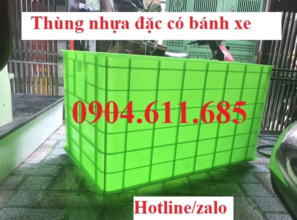 Thùng nhựa đặc 5 bánh xe tại Hà Nội.jpg