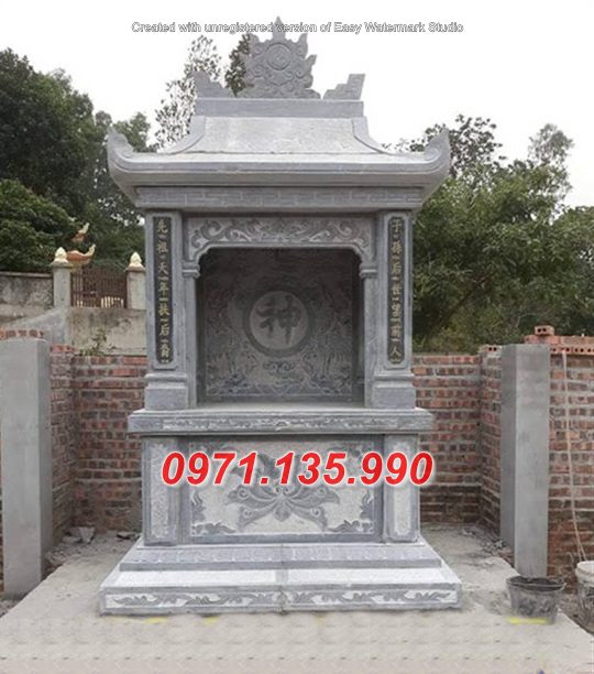 251 Am thờ bằng đá đẹp - Cây hương miếu thờ bằng đá khối + bán Phú Thọ Thái Nguyên.jpg