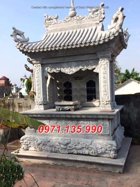 251 Am thờ bằng đá đẹp - Cây hương miếu thờ bằng đá khối + bán Quảng Ninh Hải Phòng.jpg