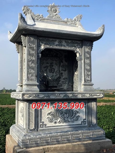 251 Am thờ bằng đá đẹp - Cây hương miếu thờ bằng đá khối + bán Thái Bình Nam Định.jpg