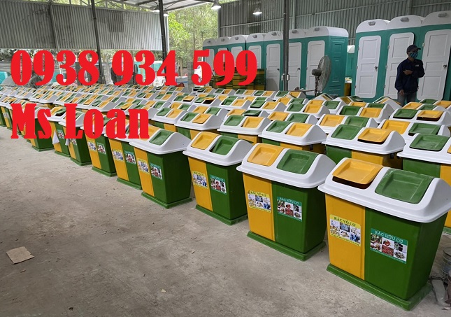 Thùng rác 2 ngăn composite ngoài trời.jpg