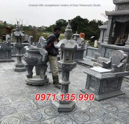 66 Đỉnh hương bằng đá khối đẹp +  Lư hương nhà thờ khu lăng mộ đá đẹp Hưng Yên Hà Nam.jpg