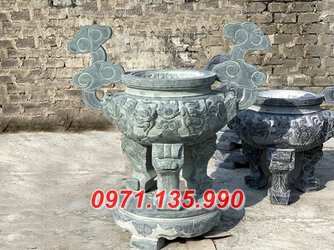 66 Đỉnh hương bằng đá khối đẹp +  Lư hương nhà thờ khu lăng mộ đá đẹp Lai Châu Sơn La.jpg