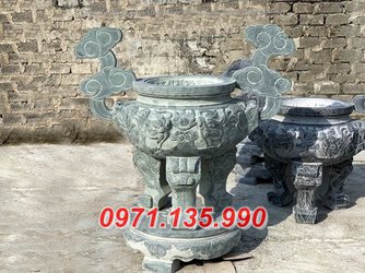 66 Đỉnh hương bằng đá khối đẹp +  Lư hương nhà thờ khu lăng mộ đá đẹp Lai Châu Sơn La.jpg