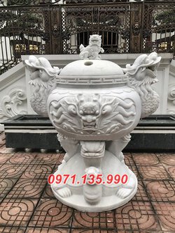 66 Đỉnh hương bằng đá khối đẹp +  Lư hương nhà thờ khu lăng mộ đá đẹp Quảng Bình Quảng Trị.jpg