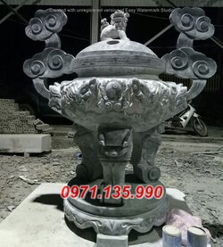 66 Đỉnh hương bằng đá khối đẹp +  Lư hương nhà thờ khu lăng mộ đá đẹp Quảng Ninh Hải Phòng.jpg
