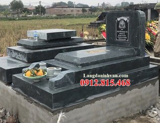 Bán mộ đôi đá xanh rêu Thanh Hóa đẹp thiết kế đơn giản.jpg