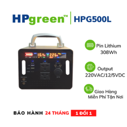 Bộ phát điện di động năng lượng mặt trời HPgreen HPG500L Pin Lithium công suất cực đại 600Wh.png