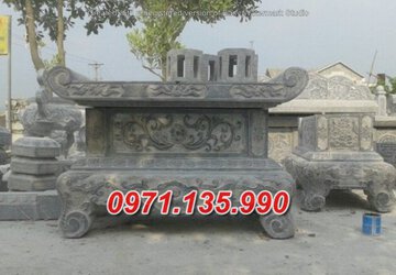 011+ Mẫu bàn lễ đá tự nhiên đẹp nhà thờ họ - lăng mộ.jpg