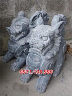 nhà thờ họ mẫu nghê đẹp bằng đá tự nhiên +90 nghê đá cổ.jpg
