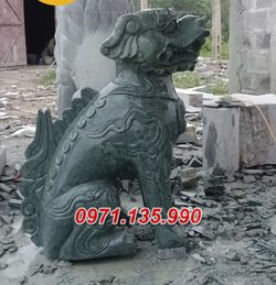nhà thờ họ mẫu nghê đẹp bằng đá xan rêu +90 nghê đá cổ.jpg