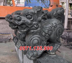 6+ Mẫu nghê đá đẹp phong thủy - tượng nghê đầu cột.jpg