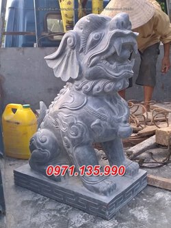 mẫu nghê đá cổ #29 nghê đầu cột + phong thủy bằng đá.jpg