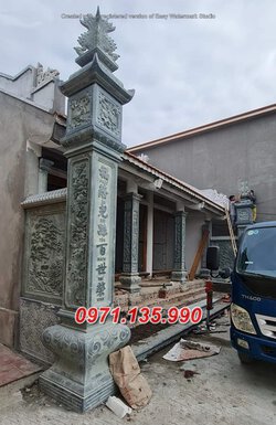 .mẫu cột đồng trụ từ đường bằng đá khối đẹp hiện nayf.jpg