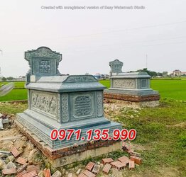 53# Mẫu mộ xanh rêu bằng đá hiện đại đẹp.jpg