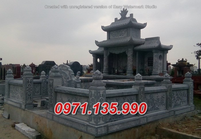 Lăng mộ đá đẹp bán tại Tây Ninh 85+ lăng thờ đá gia đình.jpg