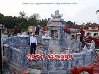 76# Mẫu khu lăng mộ gia tiên bằng đá đơn giản đẹp hiện nay.jpg