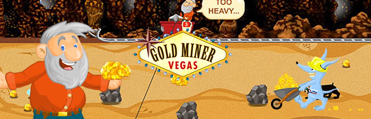 play gold miner vegas game