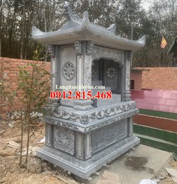 Mẫu lăng am thờ để tro cốt xây sẵn bằng đá khối đẹp bán tại Đồng Nai.jpg