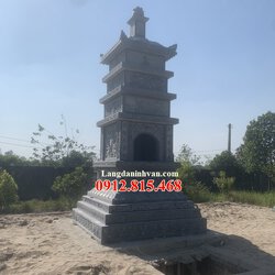 Mẫu mộ tháp phật giáo xây để thờ tro cốt, hài cốt đẹp bán tại Tiền Giang.jpg