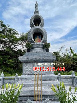 Mẫu tháp mộ sư, tháp mộ chùa đá khối đẹp bán tại Tiền Giang.jpg