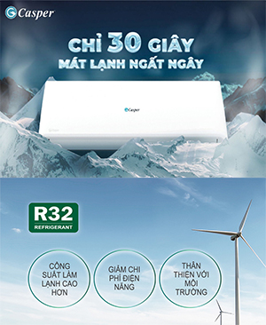 Đánh giá điều hòa casper 9000 1 chiều model 2022.jpg Đánh giá điều hòa casper 9000 1 chiều model 2022.jpg