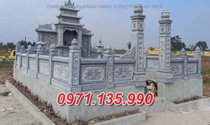 gia lai ^ mẫu lăng mộ đá gia tộc đẹp bán tại - để tro cốt (2).jpg