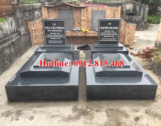 Mẫu mộ đá hoa cương, granite nguyên khối xây để hài cốt đẹp bán tại Cà Mau.jpg