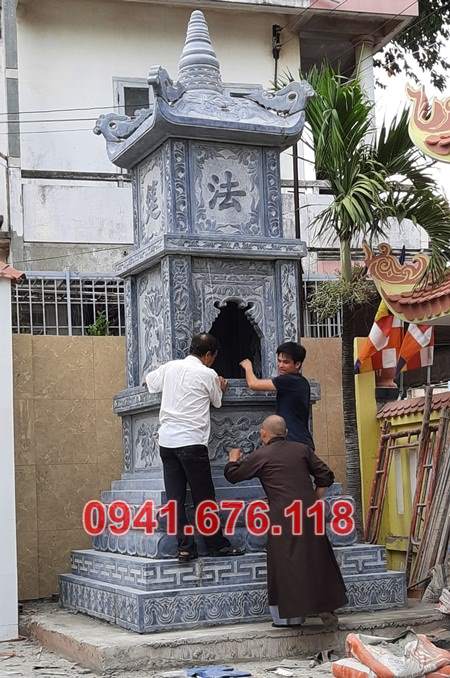 012+ Tháp tro cốt đá bán cà mau - bảo tháp sư để thờ.jpg 012+ Tháp tro cốt đá bán cà mau - bảo tháp sư để thờ.jpg