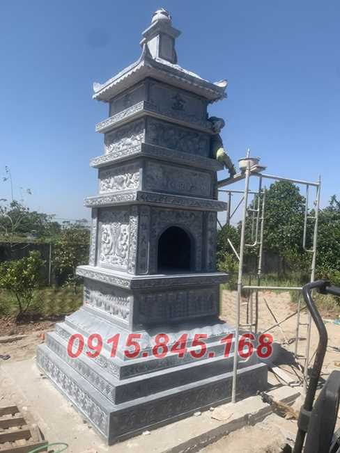 Thiết kế mộ tháp đá xanh đẹp tại Đồng Nai.jpg