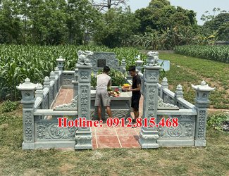 Mẫu khu mộ tổ, khu lăng mộ tổ đá xanh rêu hiện đại đẹp bán, lắp đặt tại Hà Nam.jpg