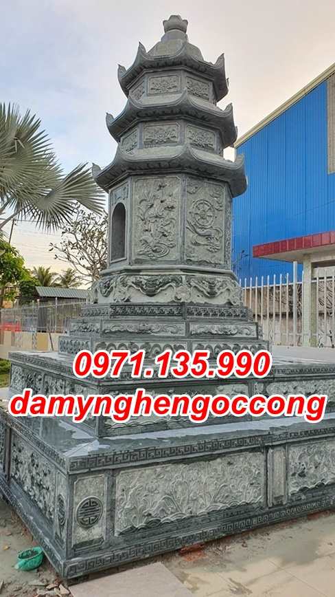 061 Mẫu mộ tháp bằng đá đẹp bán bình dương - tro hài cốt.jpg