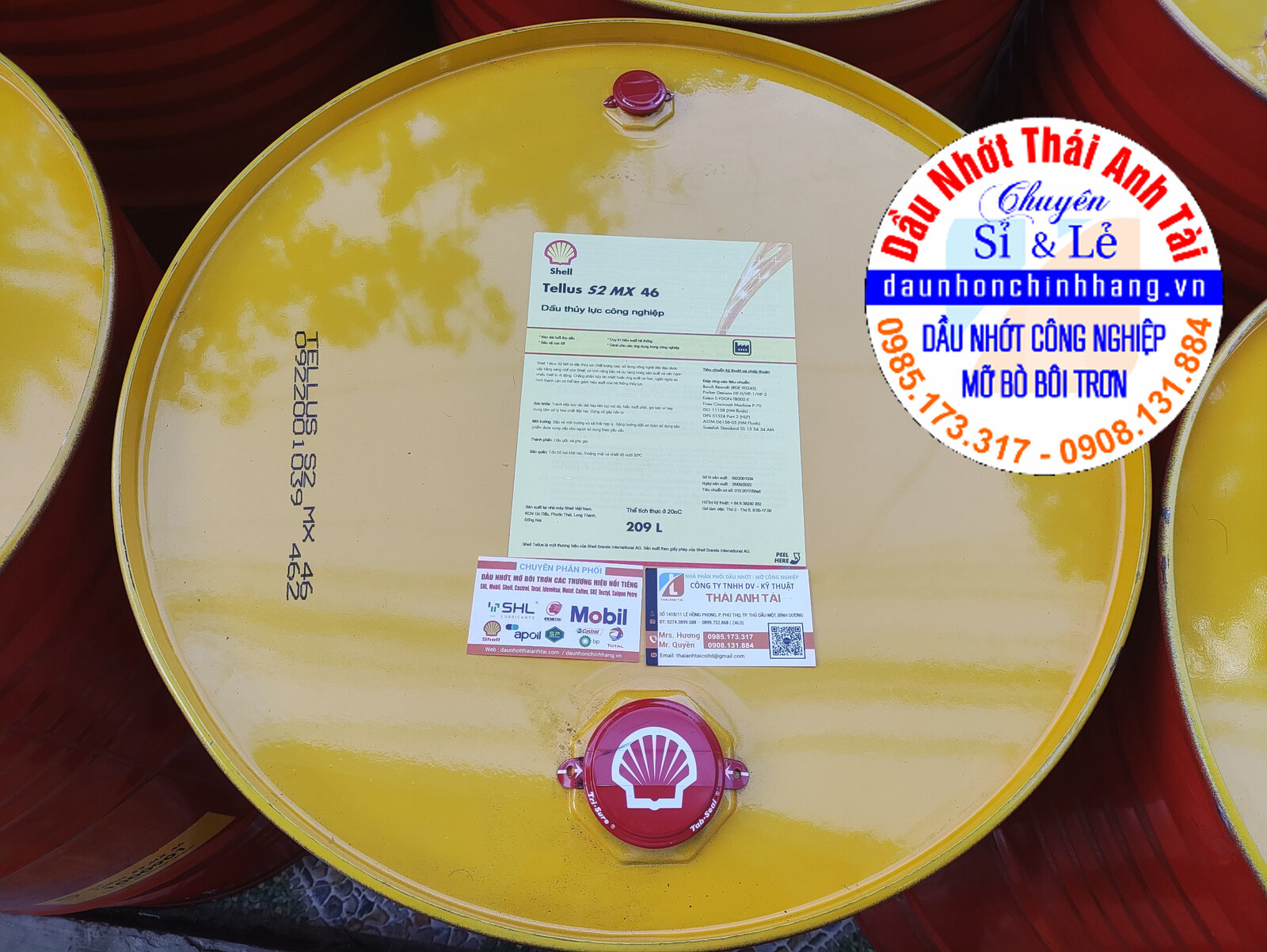 Phuy dau Shell Tellus S2 MX 46.jpg Phuy dau Shell Tellus S2 MX 46.jpg