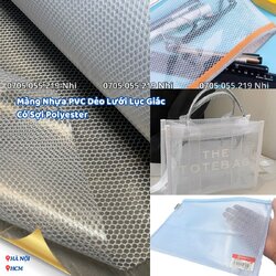 Màng Nhựa PVC Dẻo Lưới Lục Giác.jpg Màng Nhựa PVC Dẻo Lưới Lục Giác.jpg