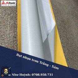 Bạt nhựa trơn Trắng - Xám.jpg