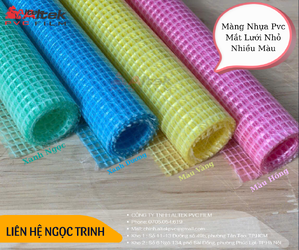 Màng Nhựa Pvc Mắt Lưới Nhỏ Nhiều Màu.png