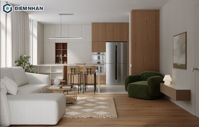 Thiết kế nội thất căn hộ Delasol Quận 4 