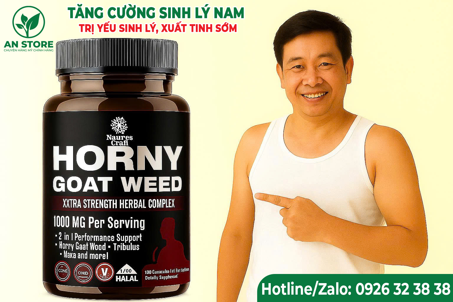 Thuốc Tăng Cường Sinh Lý Nam Nature’s Craft Horny Goat Weed Của Mỹ.jpg