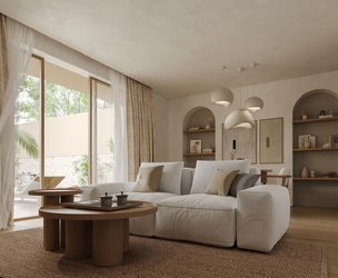 không gian phòng khách chung cư mini gọn gàng tiện nghi