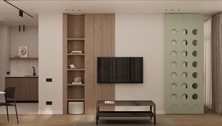 Chung cư mini hiện đại với gam màu trung tính