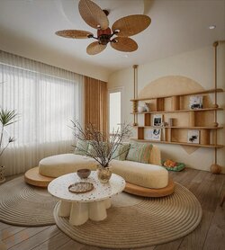 Không gian căn hộ chung cư 60m2