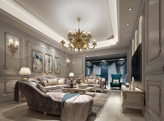 Phào chỉ nhẹ nhàng tân cổ điển