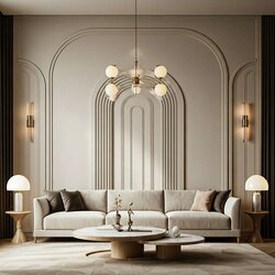 Thiết kế phòng khách chung cư phong cách sang trọng