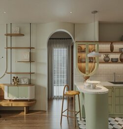 Sử dụng quầy bar mini trong chung cư