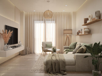 Thiết kế nội thất căn hộ 65m2 phong cách Bắc Âu