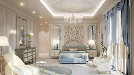 Thiết kế nội thất phòng ngủ chung cư 105m2 phong cách