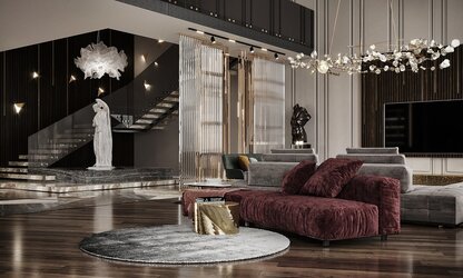 Thiết kế nội thất chung cư 105m2 phong cách luxury