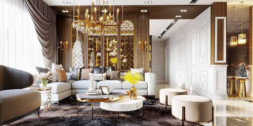 Thiết kế nội thất chung cư 105m2 phong cách sang trọng