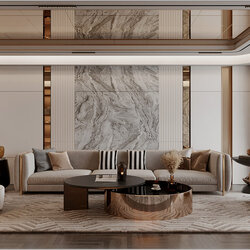 Hình ảnh một căn hộ đang trong quá trình thi công lắp đặt nội thất, thợ đang làm việc